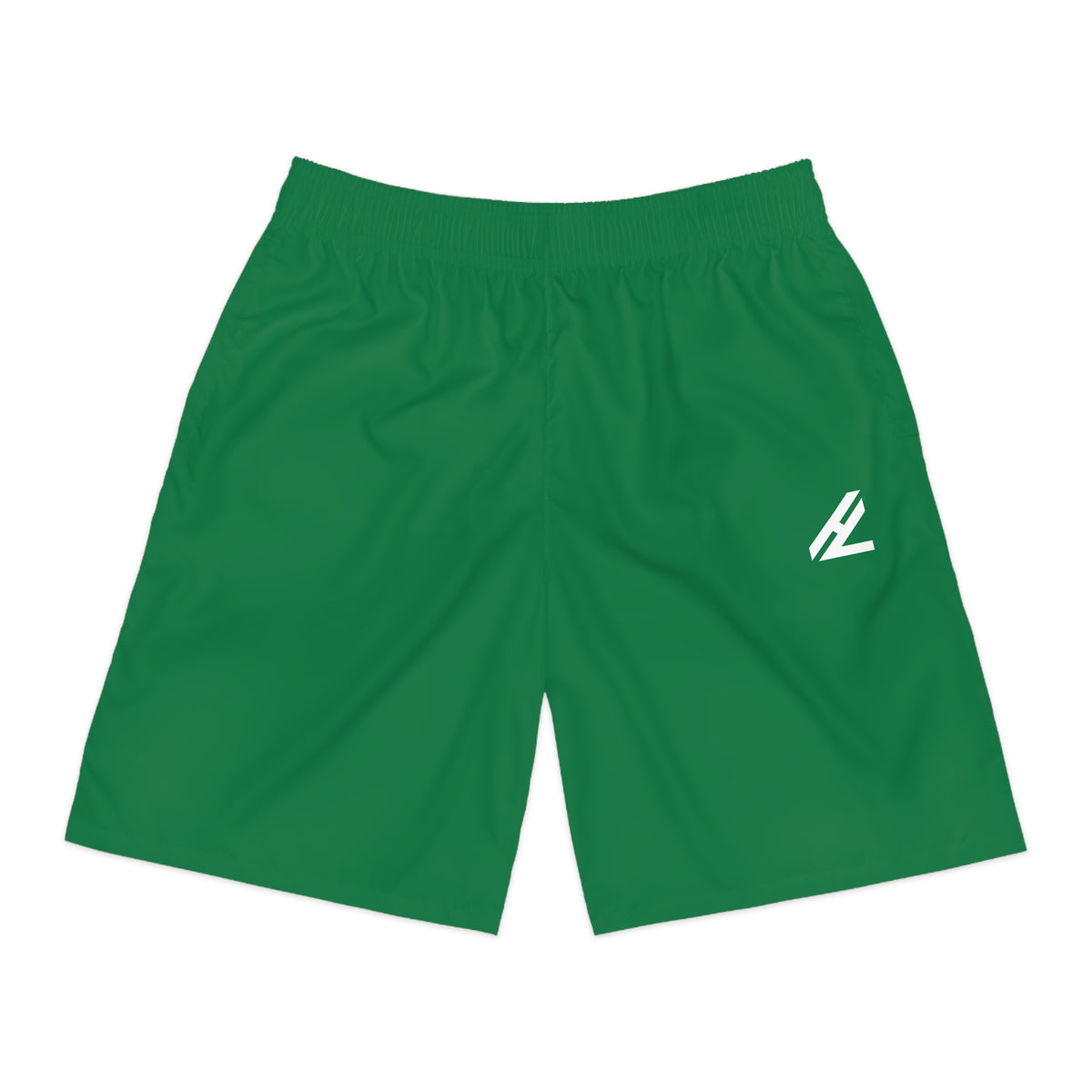Men's "HUSTLE" SwimShorts - Green