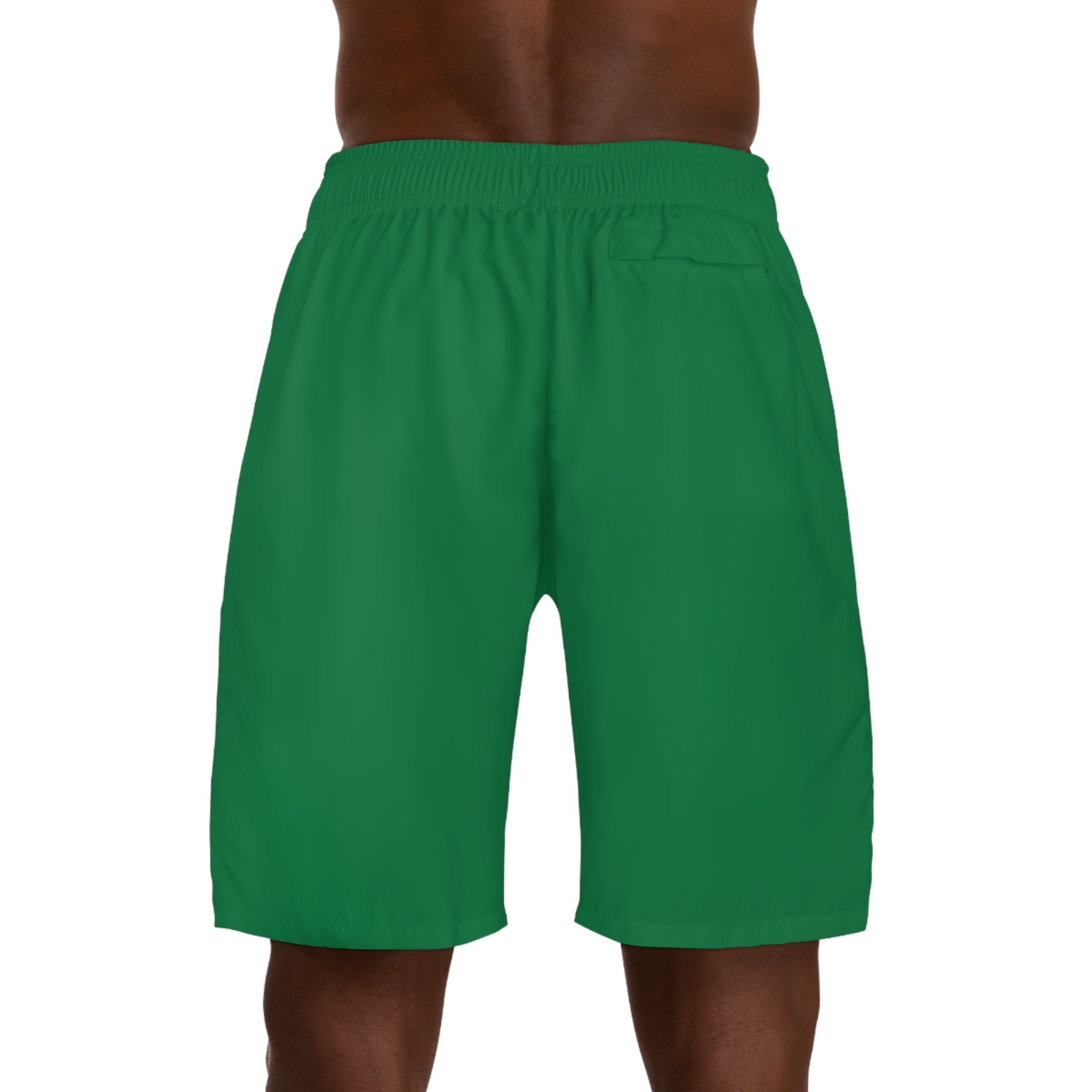 Men's "HUSTLE" SwimShorts - Green
