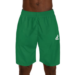 Men's "HUSTLE" SwimShorts - Green